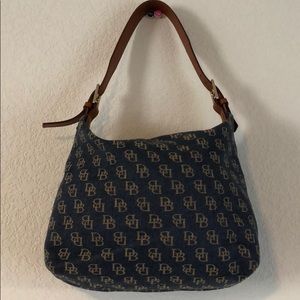 Authentic Dooney & Bourke Navy Blue Denim